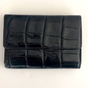 Monsac wallet black genuine leather wallet